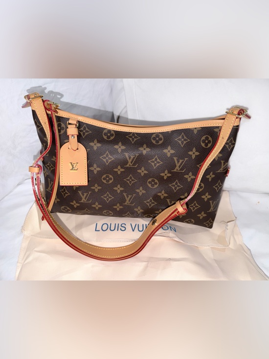 None Handbags - Fashion Monogram Shoulder Bag with Natural Vachetta